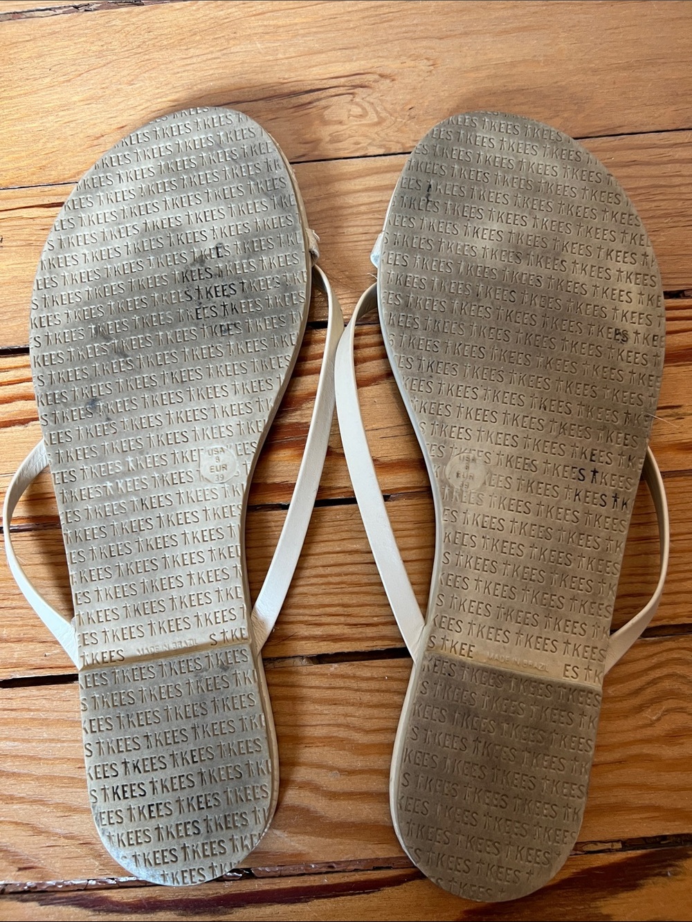 TKEES Riley Sandal Flips - Linen - Picture 6 of 8